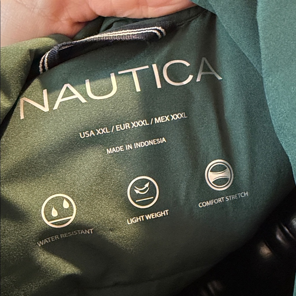 Nautica women’s down puffer quilted hunter green winter vest XXL EUC - Picture 3 of 3